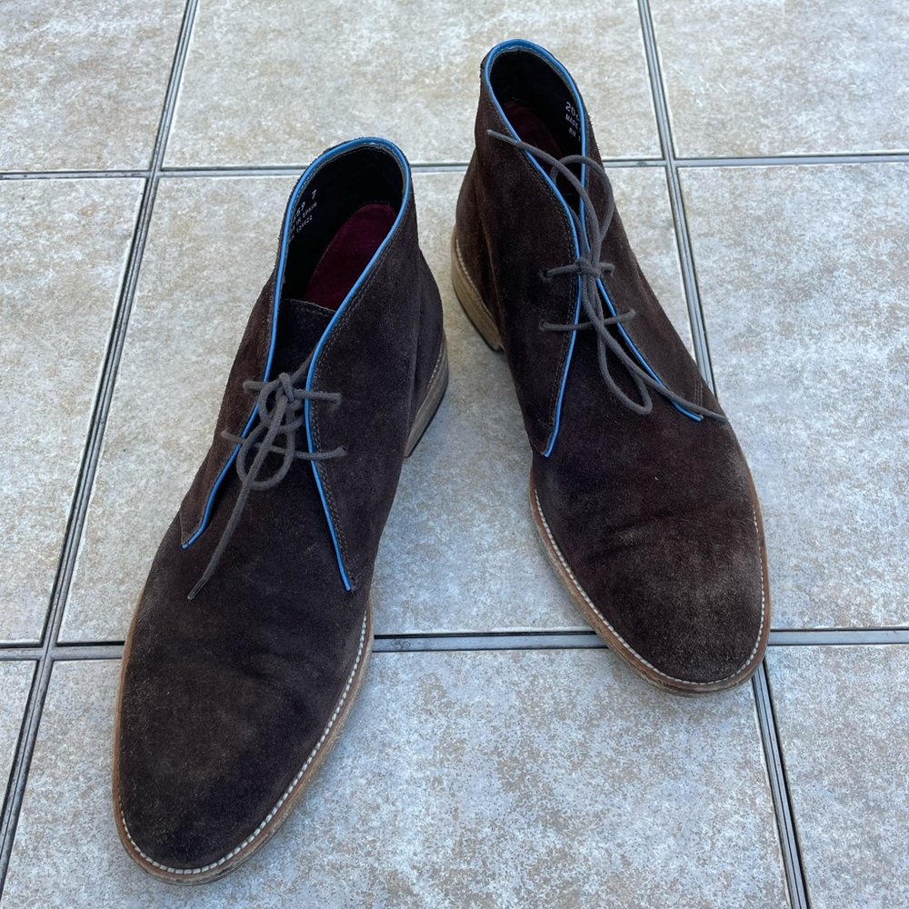 Suitsupply brown suede men boot